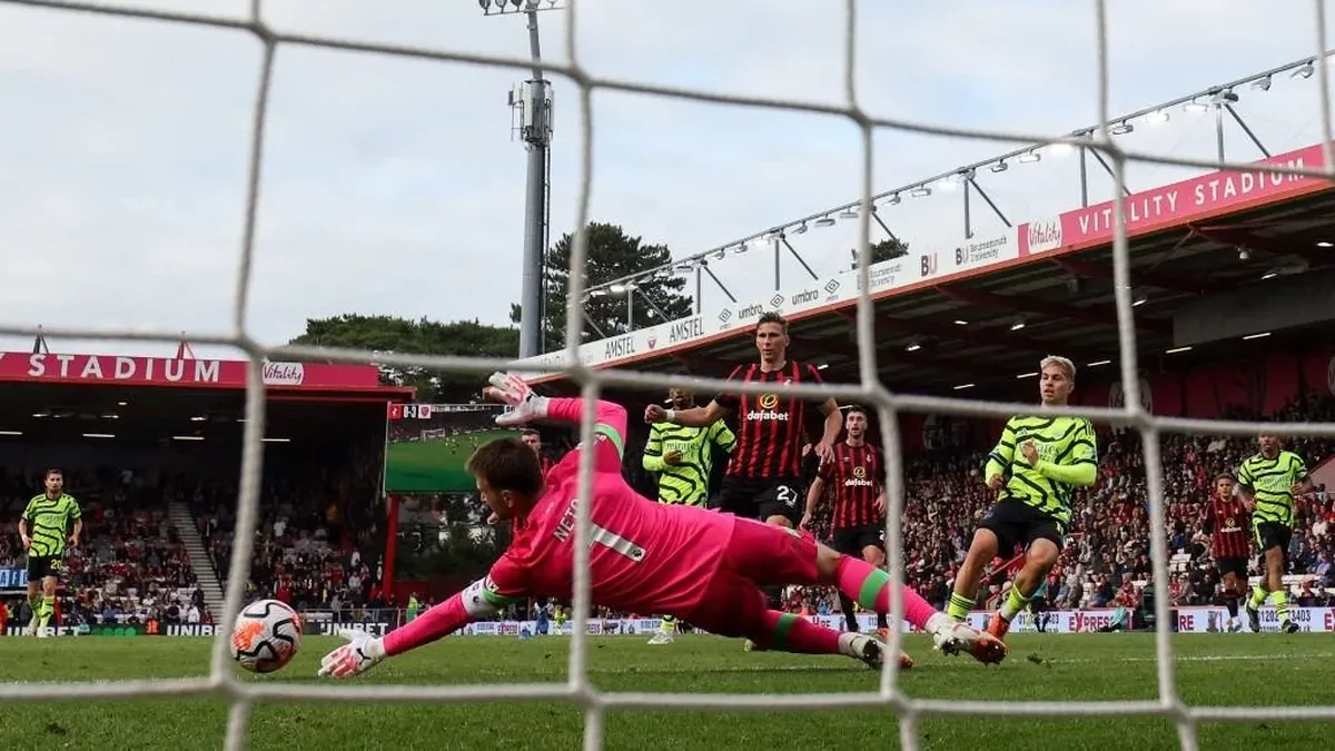 Arsenal Gole A Bournemouth A Saka Se Lesion Al Final