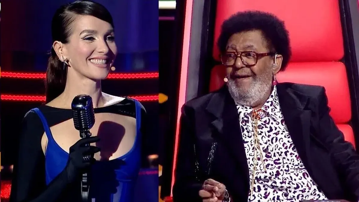 El chamuyo de Ruben Rada a Natalia Oreiro en La Voz mirá que le dijo