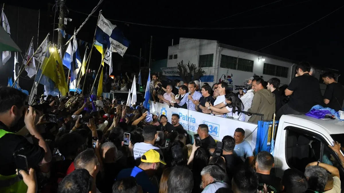 Massa Cerr En La Matanza La Caravana Del Peronismo Por El Conurbano