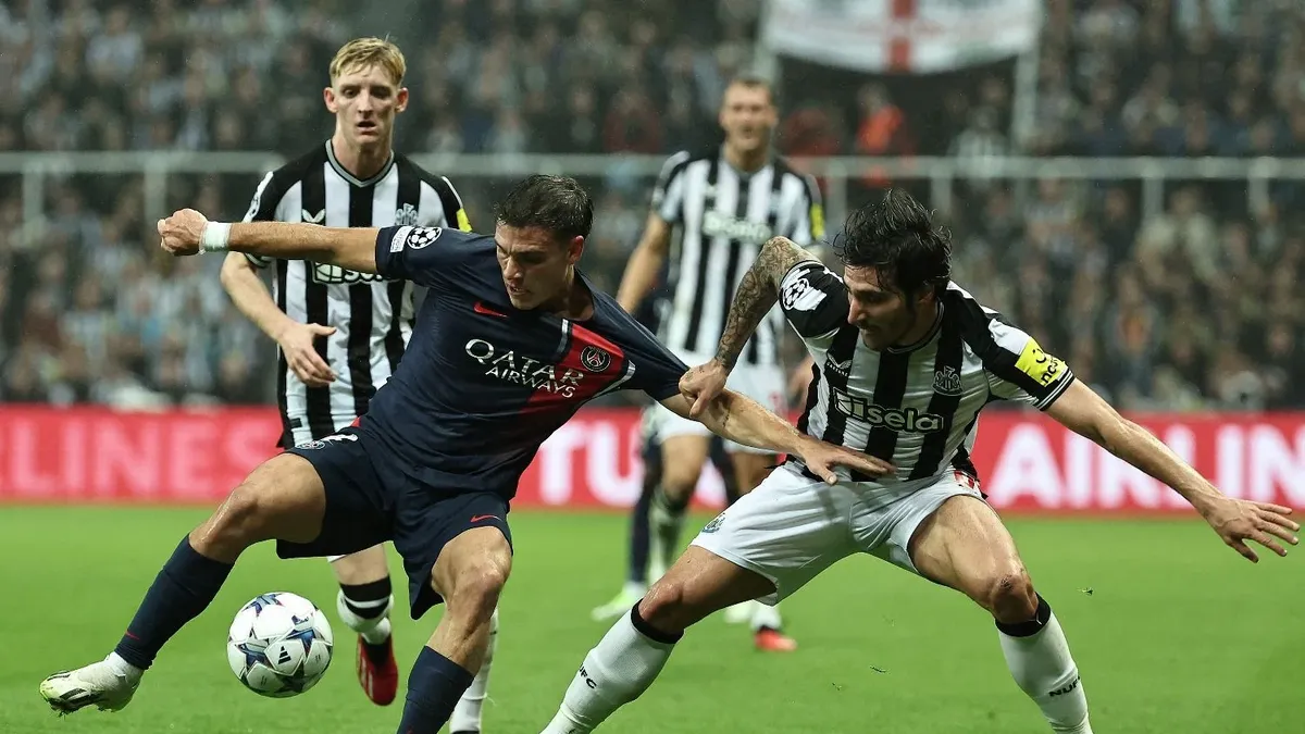 Newcastle 4 Vs PSG 1 Manuel Ugarte Titular En Implacable Goleada De