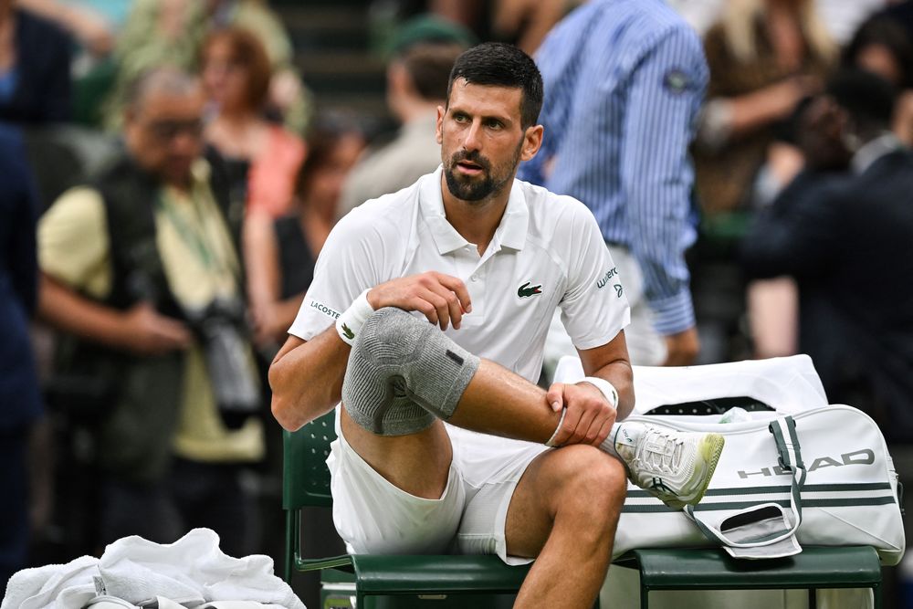 La Pol Mica En Wimbledon Por La Rodillera Que Utiliz Novak Djokovic