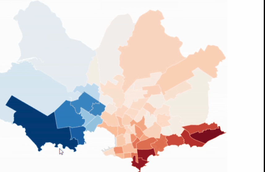 El voto a la seguridad social por barrios