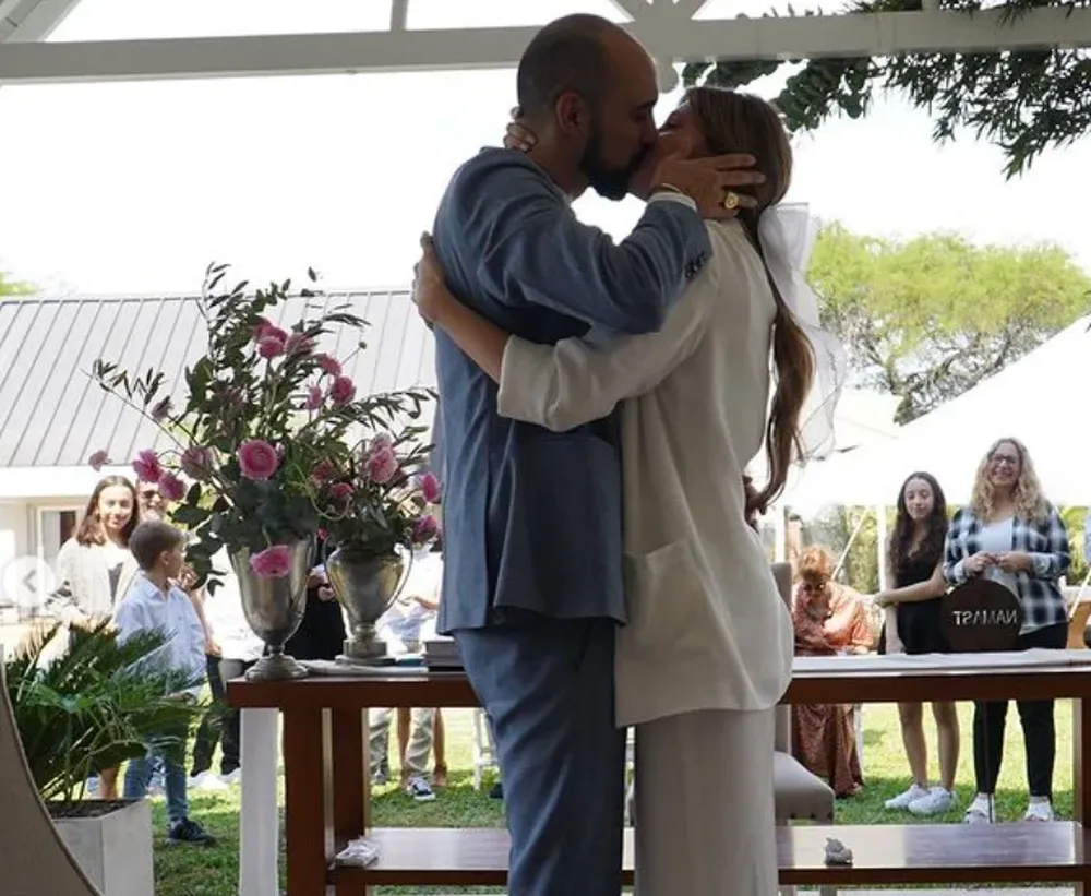 El casamiento de Abel Pintos y Mora Calabrese