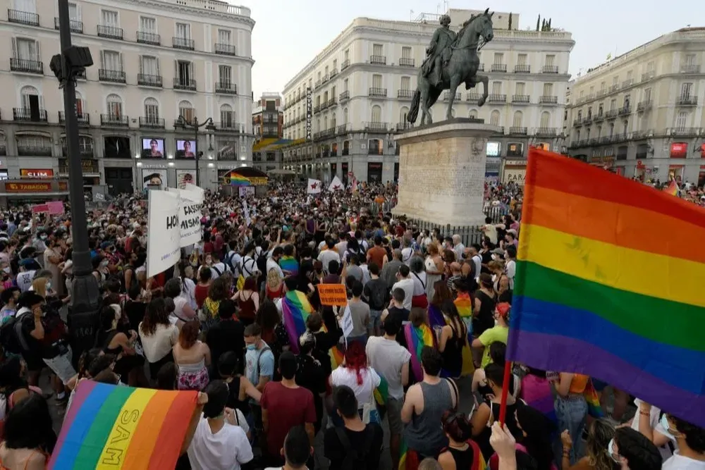 En Madrid se han concentrado varias de las movilizaciones para protestar contra los ataques de la comunidad LGTBIQ+.