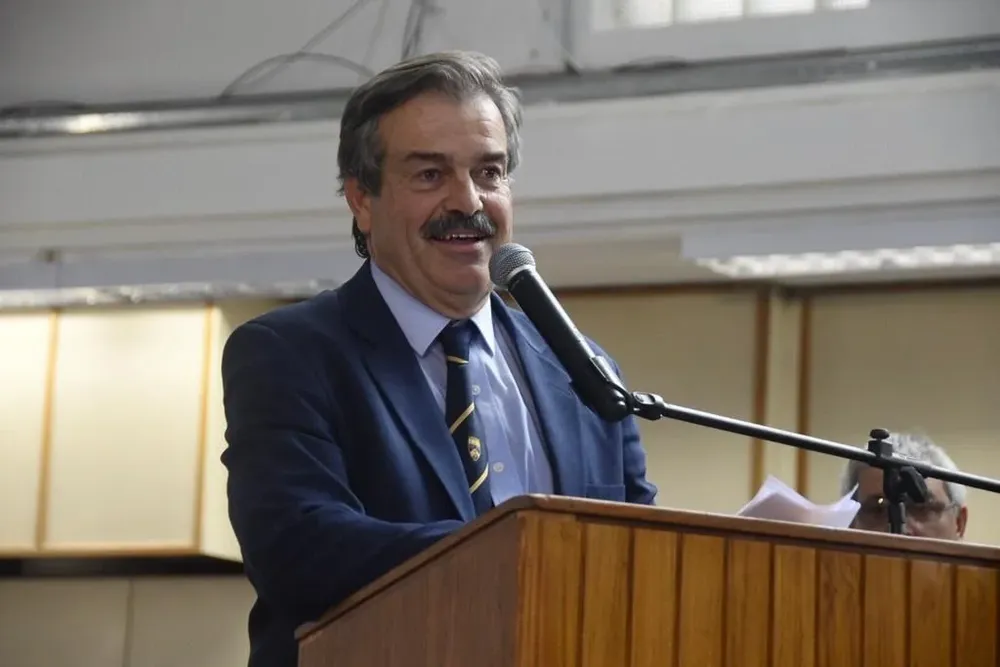 Carlos María Uriarte, dedicó gran parte de su discurso para agradecer.