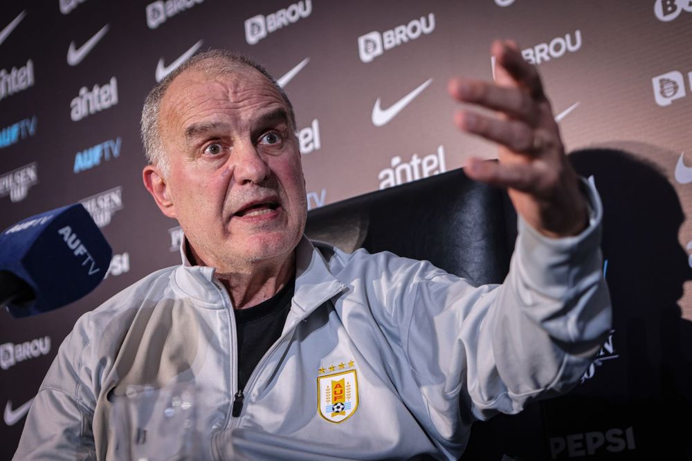 Marcelo Bielsa en conferencia de prensa