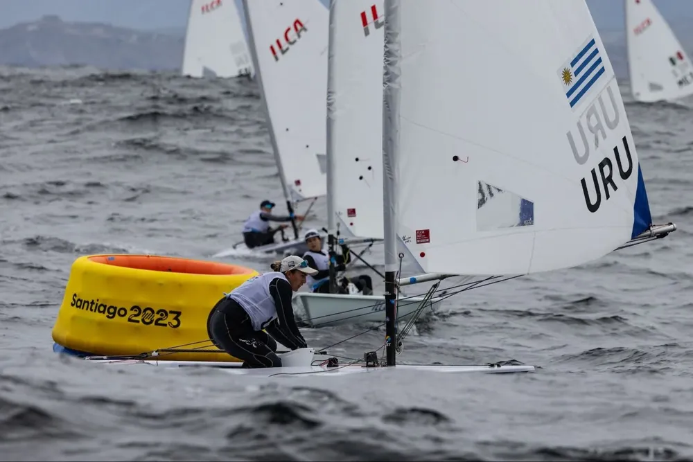 Lola Moreira en acción en Algarrobo