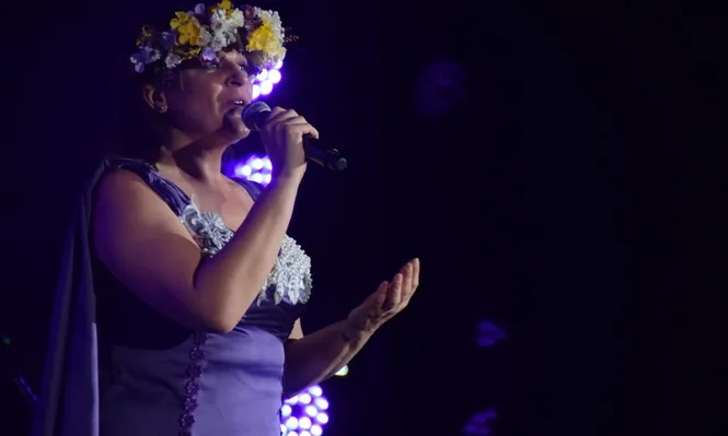 Lucía Rodríguez, como Gilda.