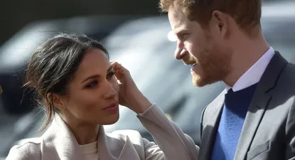 El príncipe Harry y su prometida, Meghan Markle