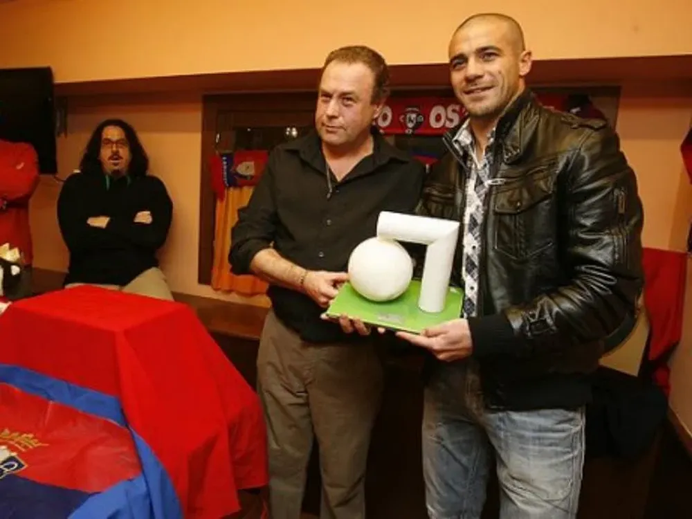 Walter Pandiani recibe el premio