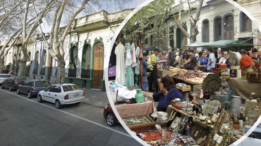 La tradicional feria de Tristán Narvaja.