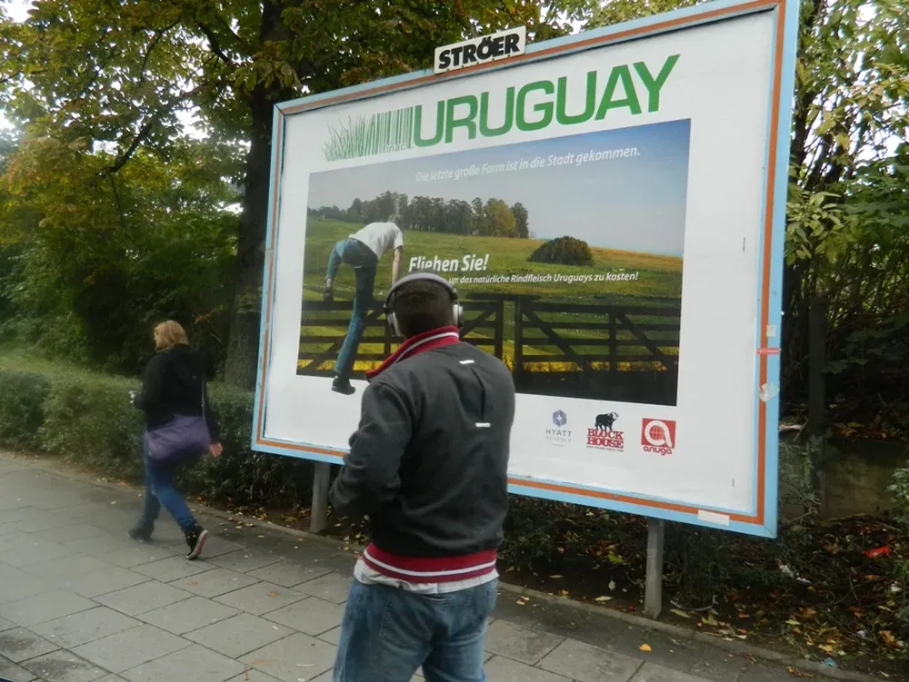 Uruguay promociona en las calles de Anuga, Alemania,que el consumidor vuelva a la naturaleza