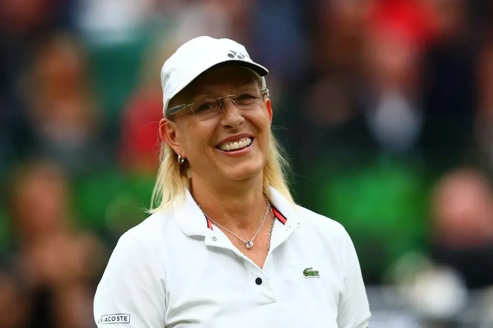 La extenista Martina Navratilova