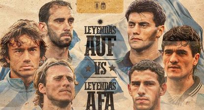 El anuncio del partido de Leyendas de Uruguay y Argentina