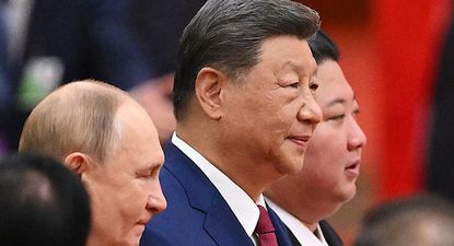 Esta fue la primera aparición pública de Putin, Xi y Kim juntos en un evento internacional.