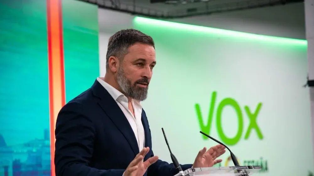 Santago Abascal, el presidente de Vox.