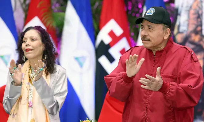 El matrimonio Ortega-Murillo, presidente y vice de Nicaragua