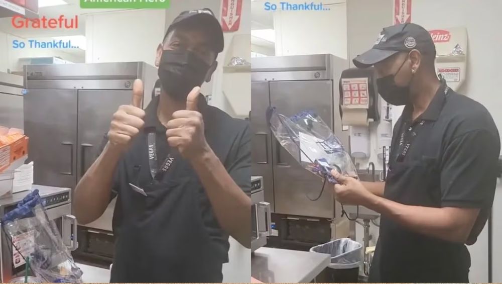 Cocinero de Burger King recibió regalo de la empresa que se viralizó