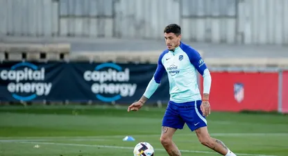 José María Giménez volvió a entrenar en Atlético de Madrid