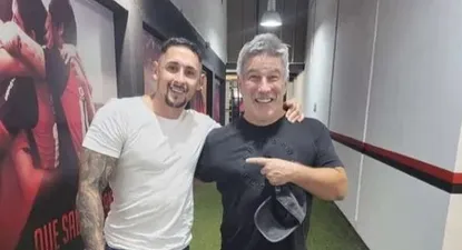 La foto de Armando Méndez y Pachu Peña