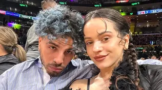 Rosalía y Rauw Alejandro, en una de sus citas en Estados Unidos.