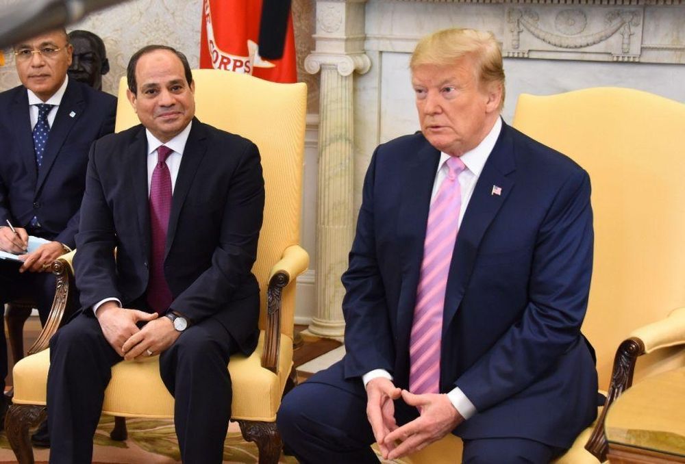 Trump ha demostrado una gran cercanía con el presidente egipcio, Abdelfatah el Sisi.