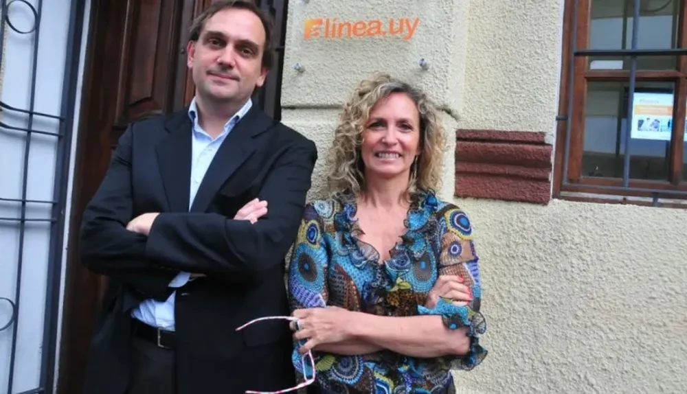 Virginia García Morales y Pedro Camou, socios de Alinea