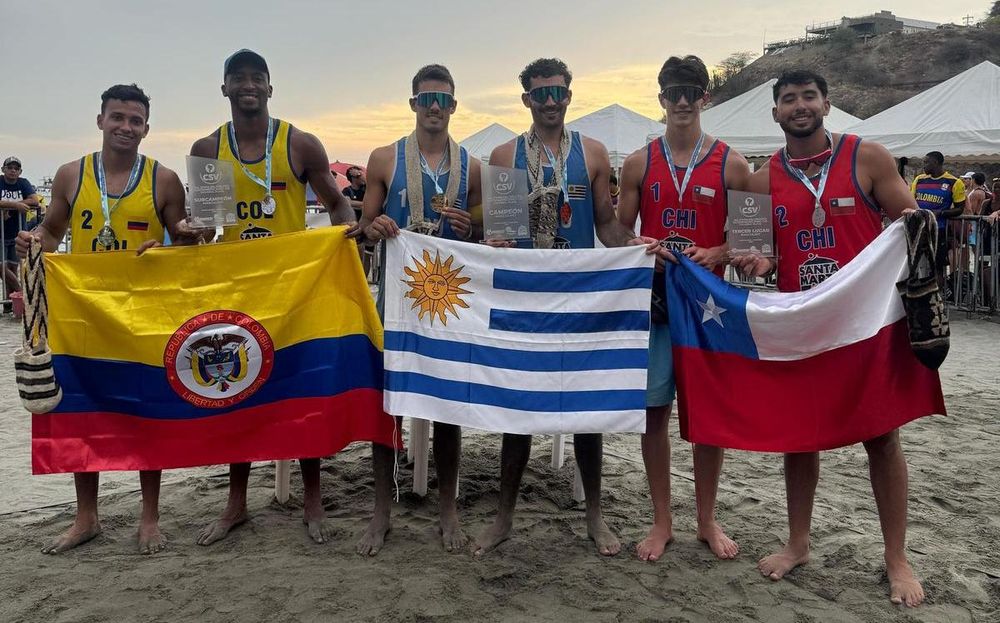 El podio en Santa Marta El podio en Santa Marta
