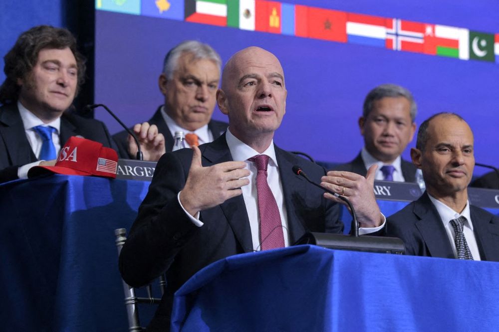 Gianni Infantino en el Board of Peace de Donald Trump