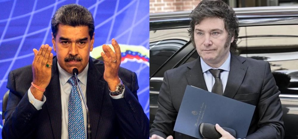 Nicolás Maduro y Javier Milei