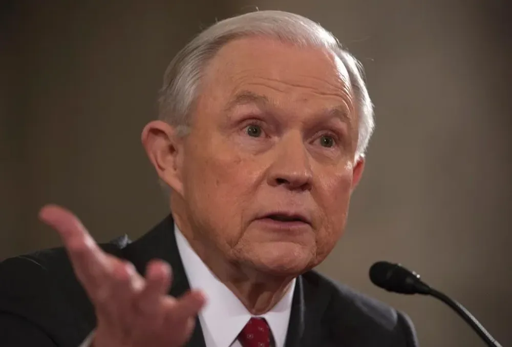 Jeff Sessions, en su audiencia de confirmación en el Congreso estadounidense