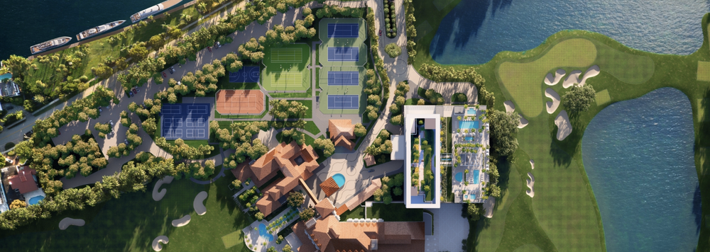 El exclusivo campo de golf Shell Bay.