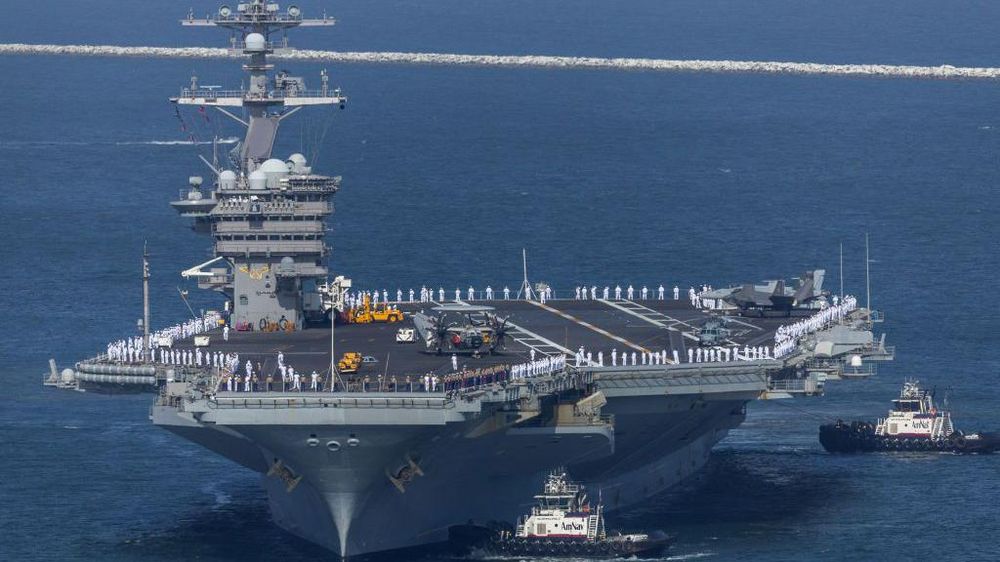 El USS Carl Vinson es uno de los portaaviones estadounidenses que operan en la zona.