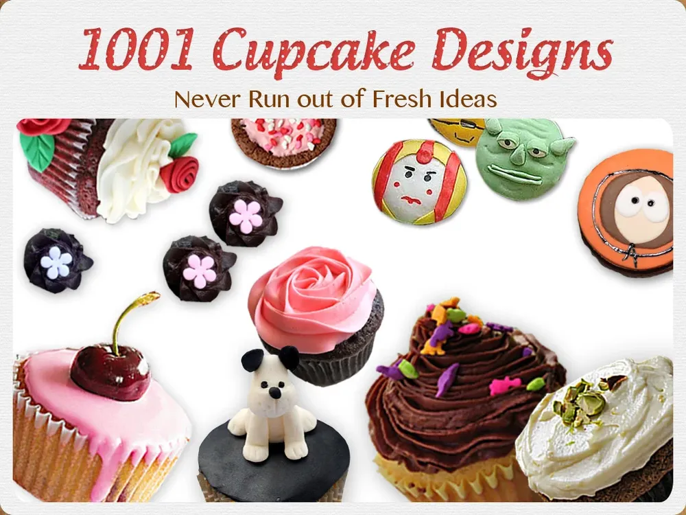 1001 Cupcake Design Catalog (US$ 12) Se promociona como el archivo de cupcakes más grande de la app store de Apple e invita a prepararlos en ocasiones especiales como Navidad, casamientos, Halloween y fechas patrias, entre otras. También incluye modelos con la temática de South Park, Star Wars, Hello Kitty e incluso Angry Birds. A su vez, se pueden compartir las ideas a través de Facebook, Twitter o vía correo electrónico