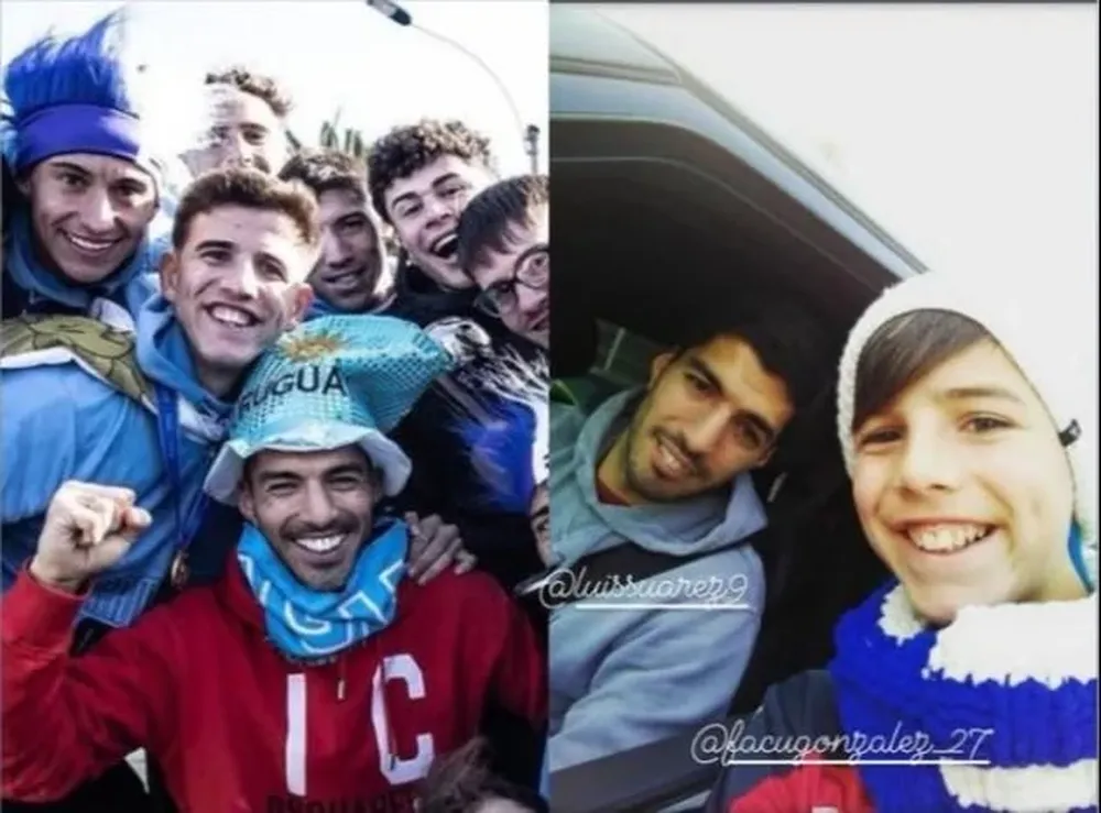 Facundo González y Luis Suárez