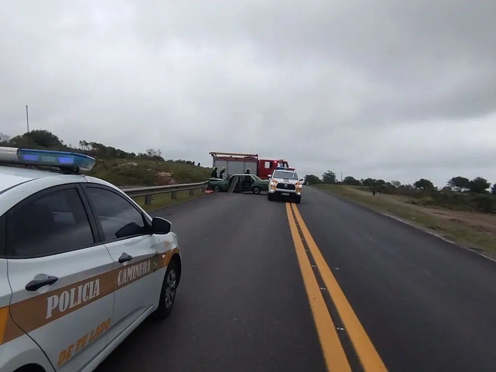 El accidente sucedió alrededor de las 11:50 en el kilómetro 125 de la ruta 8