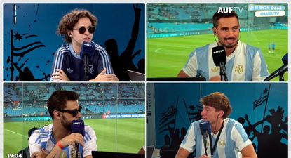 Streamers argentinos de Luzu Tv en la trasmisión de AUF TV
