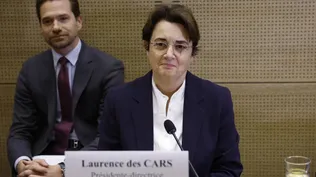 Laurence des Cars, presidenta del Museo Louvre.  Laurence des Cars, presidenta del Museo Louvre.