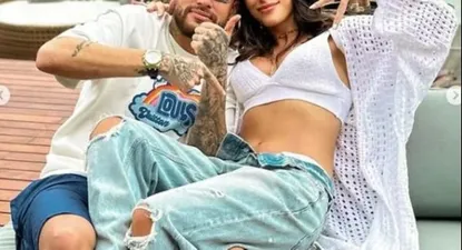 El crack brasileño Neymar y su pareja Bruna Biancardi anunciaron que esperan un hijo