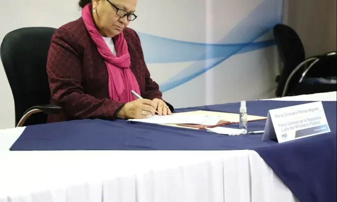 La fiscal general Consuelo Porras fue acusada por el presidente electo Bernardo Arévalo de orquestar un “golpe de Estado”.