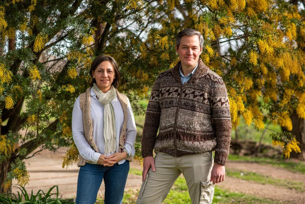 Valeria de Angeli y Diego Lois, fundadores de Rebío