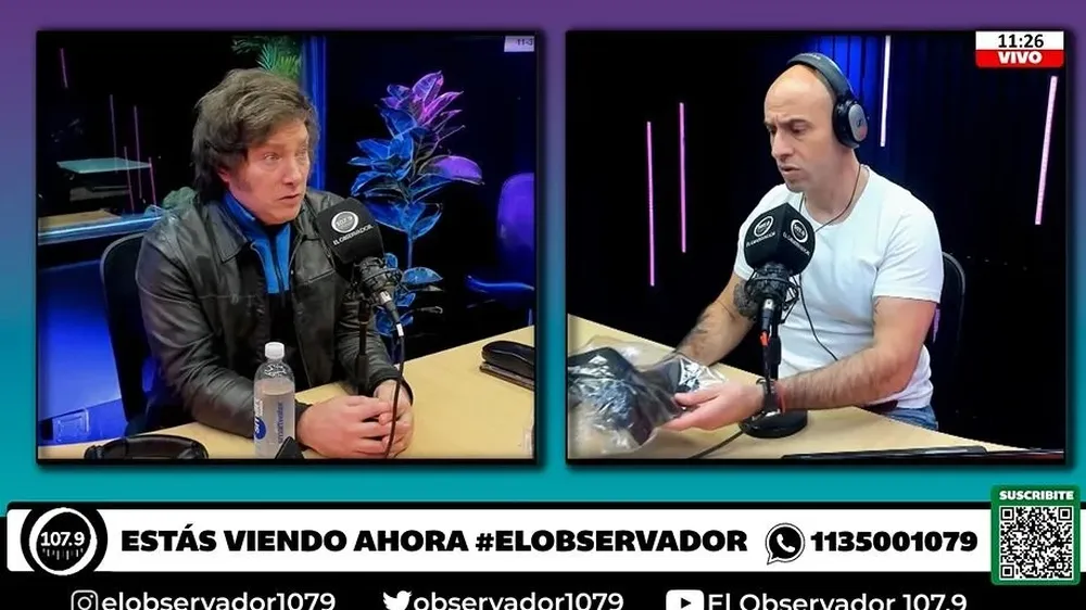 Javiel Milei en El Observador Radio