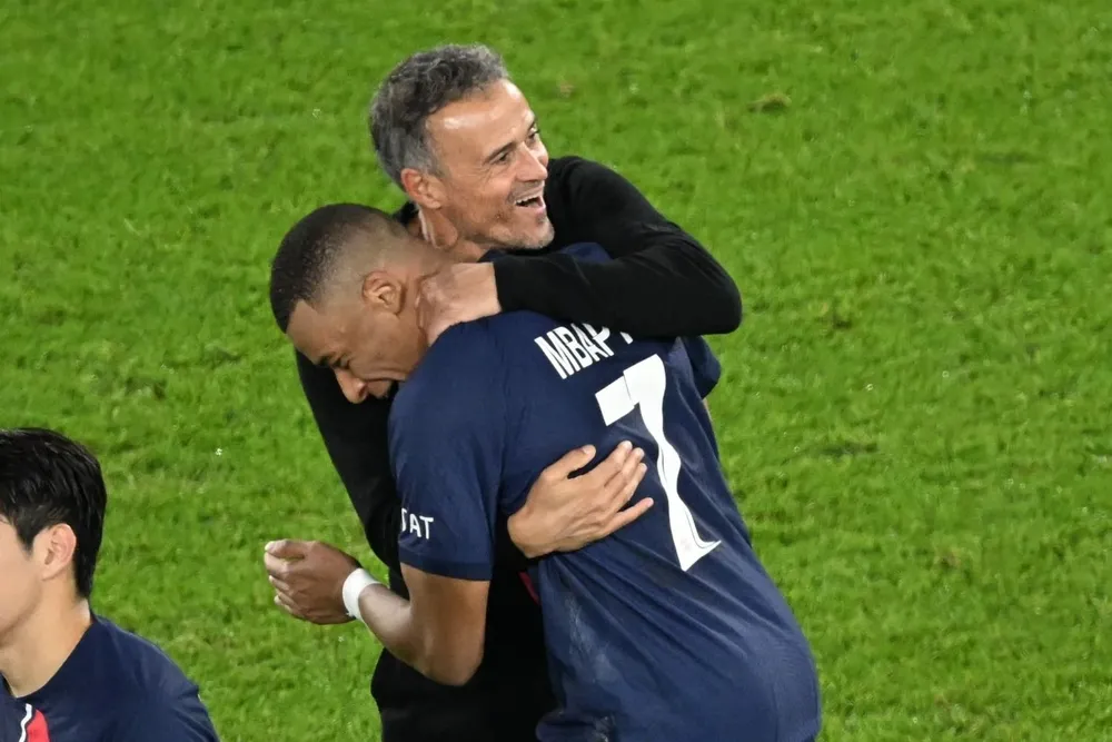 Luis Enrique sobre Mbappé.