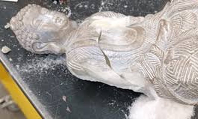 Operativo Buda: Una mujer detenida tras encontrar éxtasis escondidos en estatuas del maestro espiritual