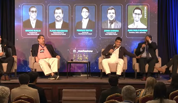 Ignacio Ruglio, Flavio Perchman, Federico Britos, Jorge Barrera y Juan Pablo Romero en el Media Show 2026