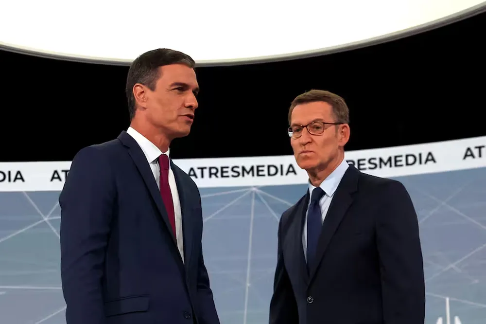 Pedro Sánchez y Alberto Núñez Feijóo