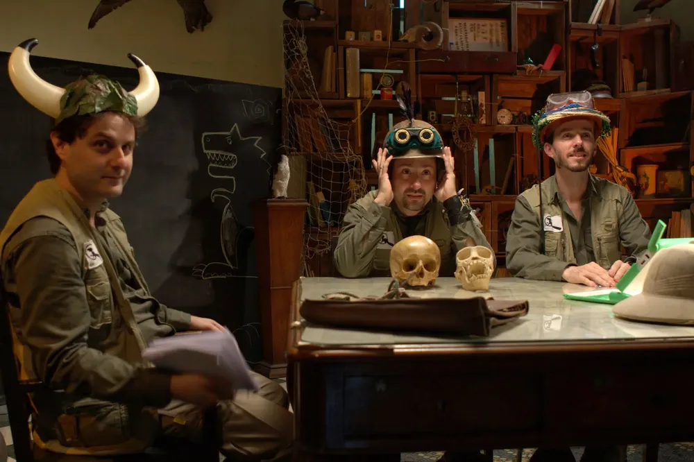 Los Paleodetectives: Washington Jones, Ernesto Blanco y Andrés Rinderknecht