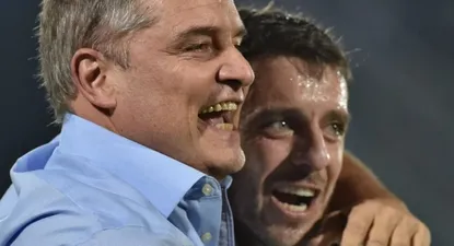 Diego Aguirre y Ale Silva