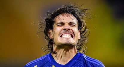 Edinson Cavani, delantero de Boca Juniors