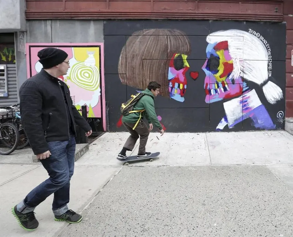 EEUU- Arte urbano de Bradley Theodore en Nueva York